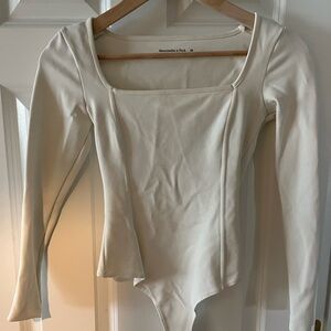 Abercrombie & Fitch Cream Bodysuit